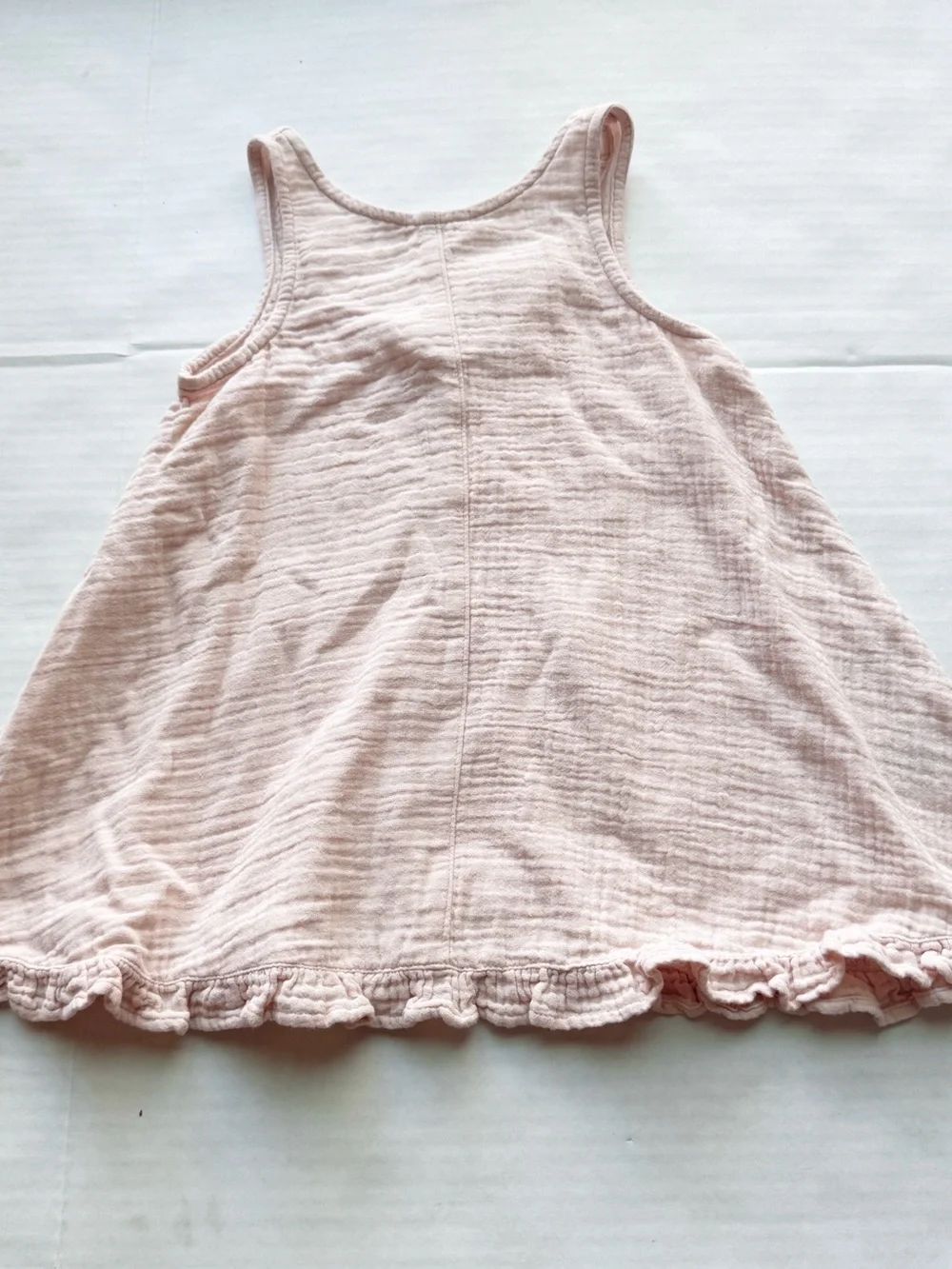 Muslin Cotton Dress in Soft Pink size 2T NWT